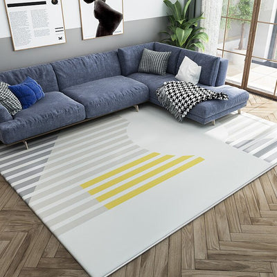 Nordic Ins Carpets for Living Room Concise Geometric Carpet Bedroom