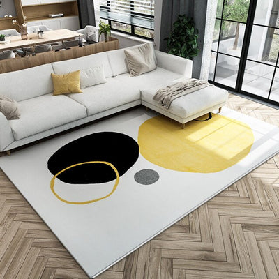 Nordic Ins Carpets for Living Room Concise Geometric Carpet Bedroom