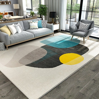 Nordic Ins Carpets for Living Room Concise Geometric Carpet Bedroom