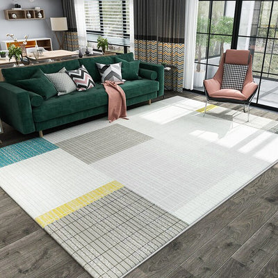 Nordic Ins Carpets for Living Room Concise Geometric Carpet Bedroom