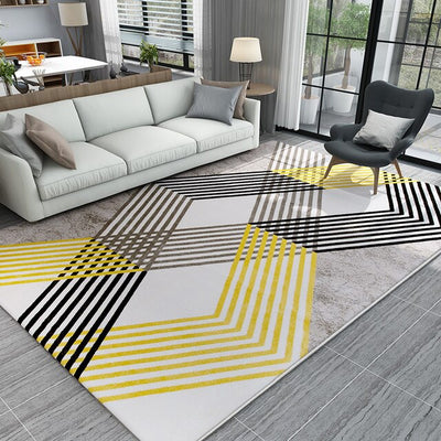 Nordic Ins Carpets for Living Room Concise Geometric Carpet Bedroom
