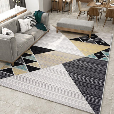 Nordic Ins Carpets for Living Room Concise Geometric Carpet Bedroom
