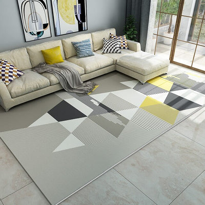 Nordic Ins Carpets for Living Room Concise Geometric Carpet Bedroom