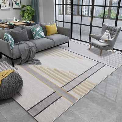 Nordic Ins Carpets for Living Room Concise Geometric Carpet Bedroom