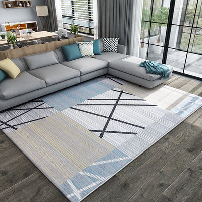 Nordic Ins Carpets for Living Room Concise Geometric Carpet Bedroom