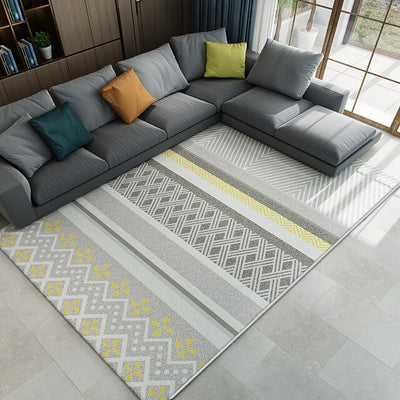 Nordic Ins Carpets for Living Room Concise Geometric Carpet Bedroom