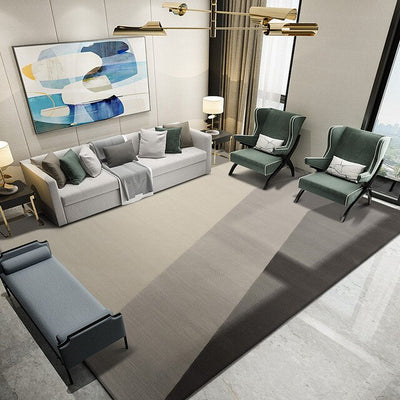 Nordic Grey Polypropylene Carpets For Living Room Ins American Style