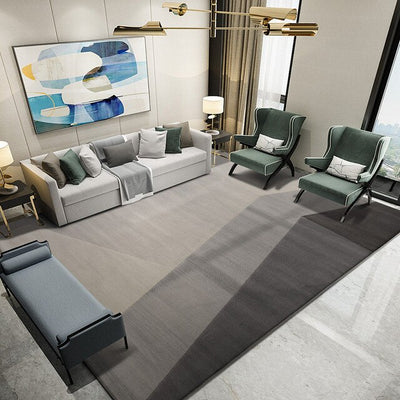 Nordic Grey Polypropylene Carpets For Living Room Ins American Style