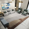 Nordic Grey Polypropylene Carpets For Living Room Ins American Style
