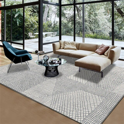 Nordic Polypropylene Thicker Carpets Living Room Bedroom Ins Modern