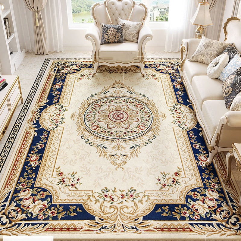 European Soft Carpet Living Room Bedroom Modern Large Area Rugs Palace Vintage American Style