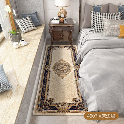 European Style Carpet Bedroom Modern Bedside Rugs Home Hotel Hallway Long Carpet