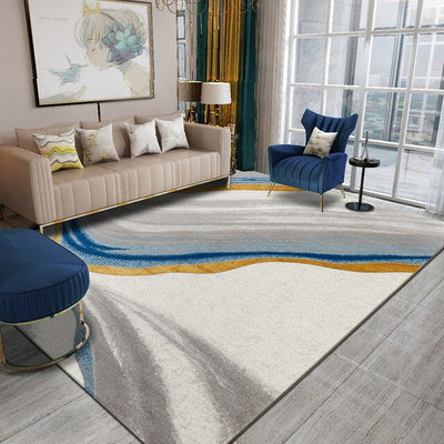 European Modern Large Carpets For Living Room Home Bedroom Carpet Thick Polypropylene Nordic Rugs and Carpet