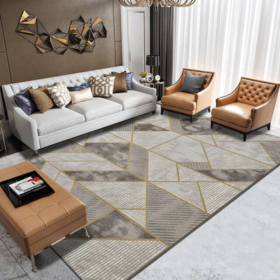 European Modern Large Carpets For Living Room Home Bedroom Carpet Thick Polypropylene Nordic Rugs and Carpet