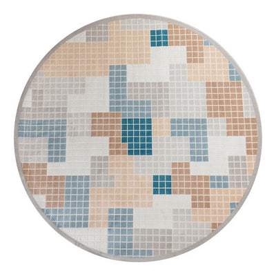 Nordic Style Abstract Round Carpets For Living Room