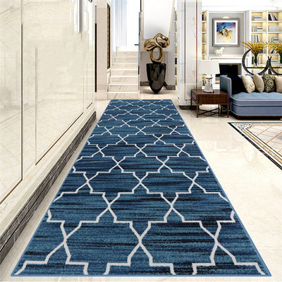 European Style 3D Red Hallway Stair Carpet Pastoral Corridor Rugs