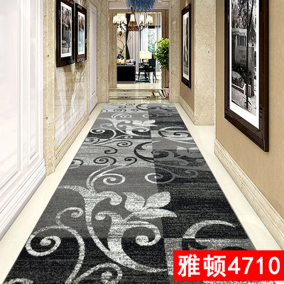 European Style 3D Red Hallway Stair Carpet Pastoral Corridor Rugs