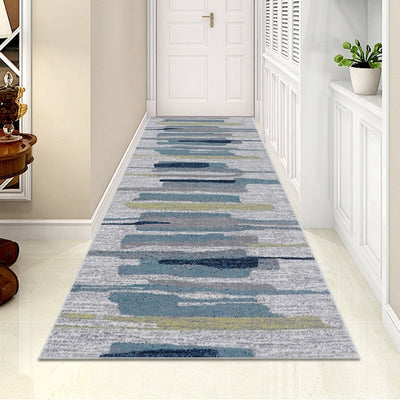 European Style 3D Red Hallway Stair Carpet Pastoral Corridor Rugs