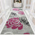 Nordic Flower Hallway Carpet Long Wedding Party Red Rugs