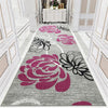 Nordic Flower Hallway Carpet Long Wedding Party Red Rugs