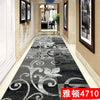 Nordic Flower Hallway Carpet Long Wedding Party Red Rugs