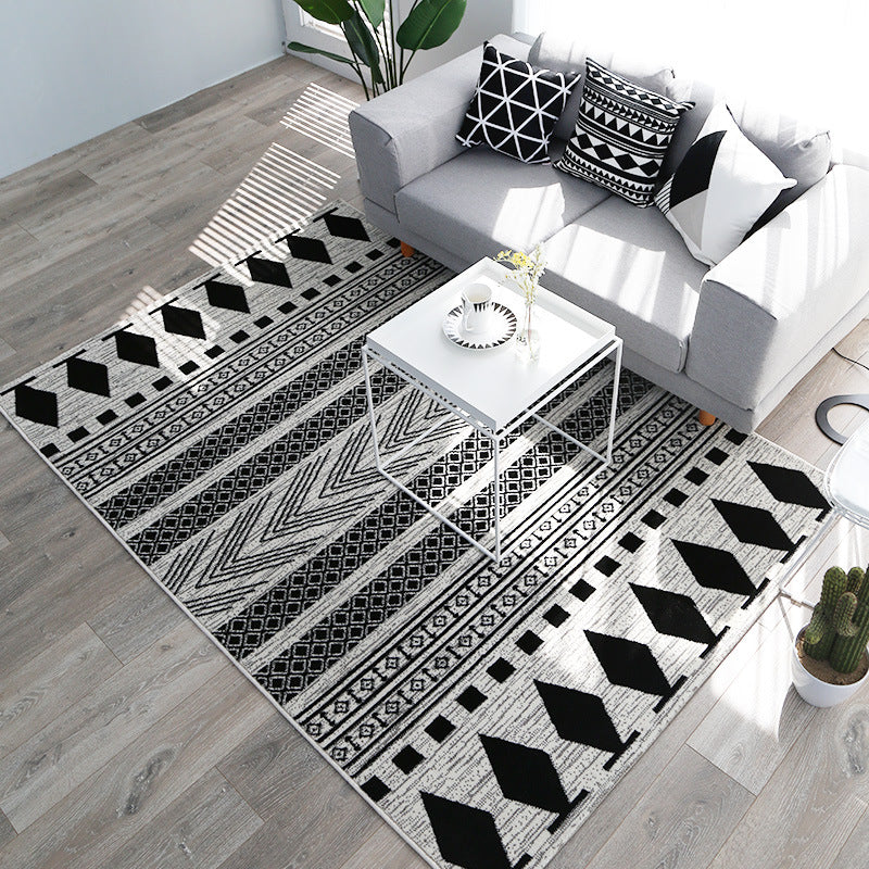 Kilim Morocco Living Room Carpet 100% Polypropylene Carpets Bedroom Stripe Geometric