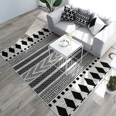 Kilim Morocco Living Room Carpet 100% Polypropylene Carpets Bedroom Stripe Geometric
