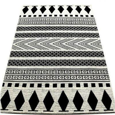 Kilim Morocco Living Room Carpet 100% Polypropylene Carpets Bedroom Stripe Geometric